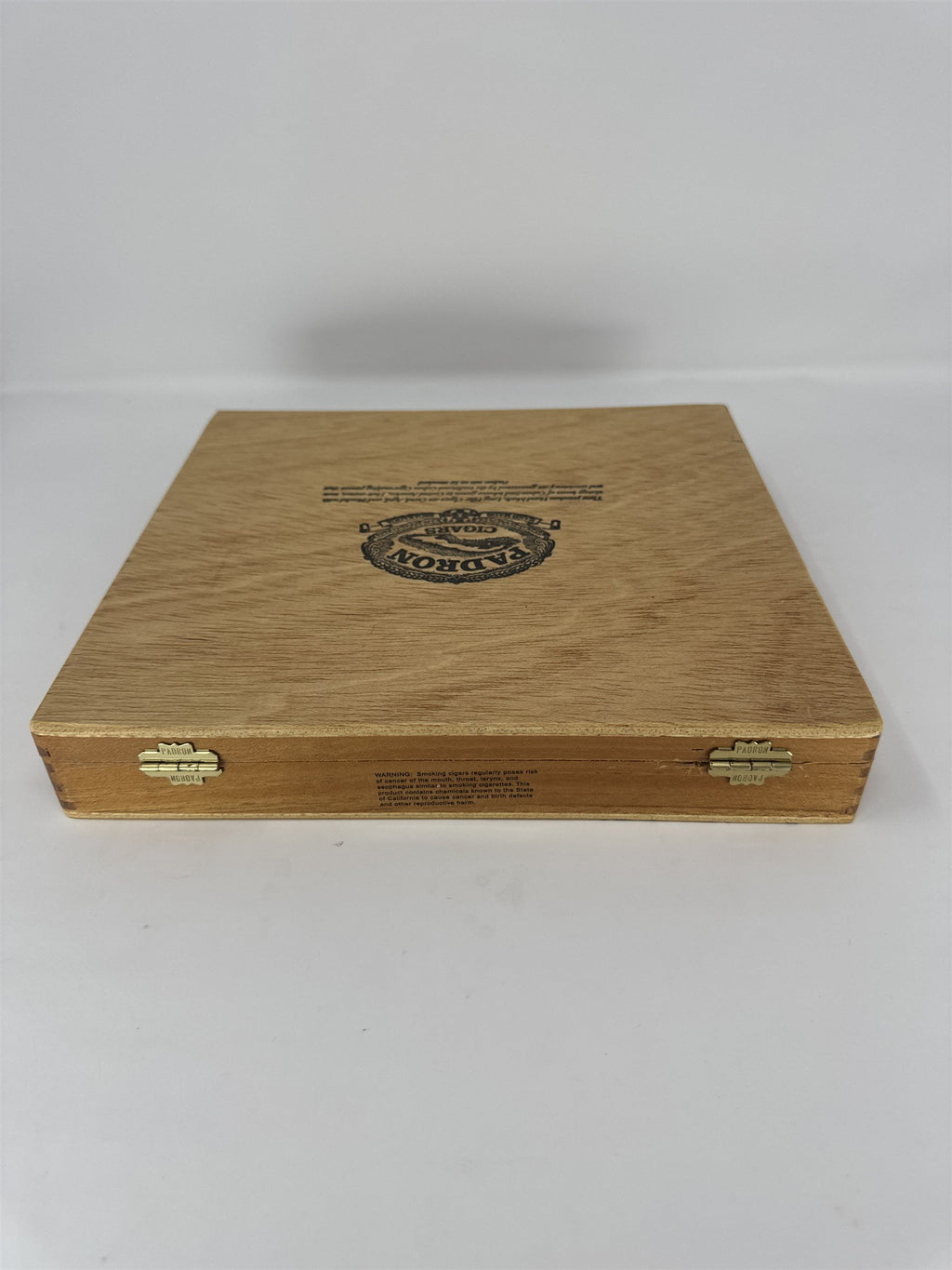 Padron Cigars Empty Wooden Cigar Box Magnum Series Natural Wood Storage