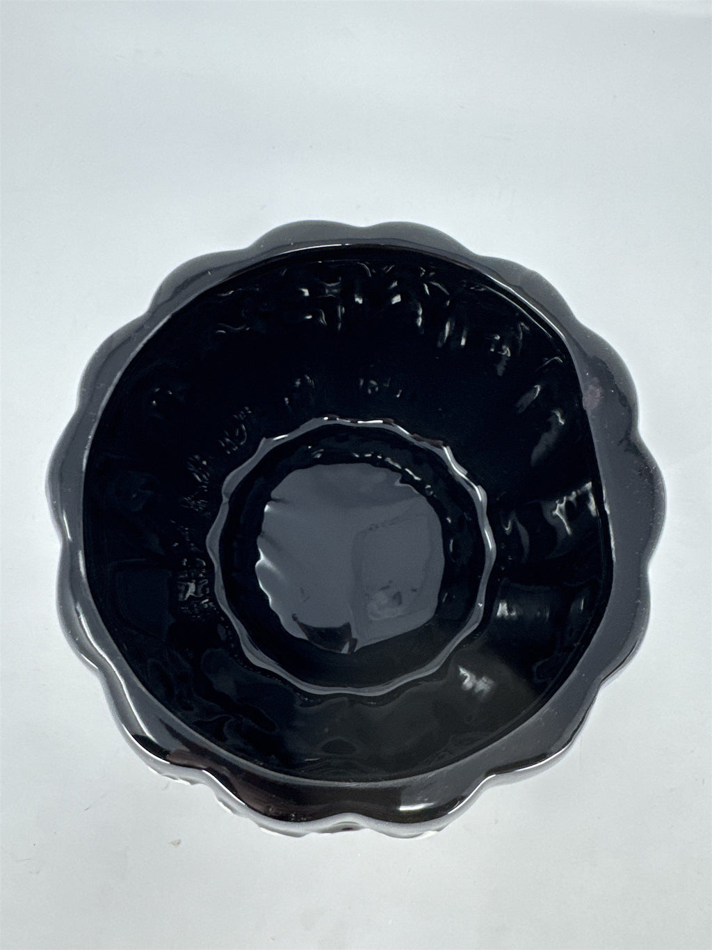 Ashland Black Ceramic Pumpkin Jar Happy Halloween Candy Dish Bat Stars