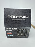 Prohear 2 Pack EM016 Safety Earmuffs NRR 26dB Hearing Protection Black Green