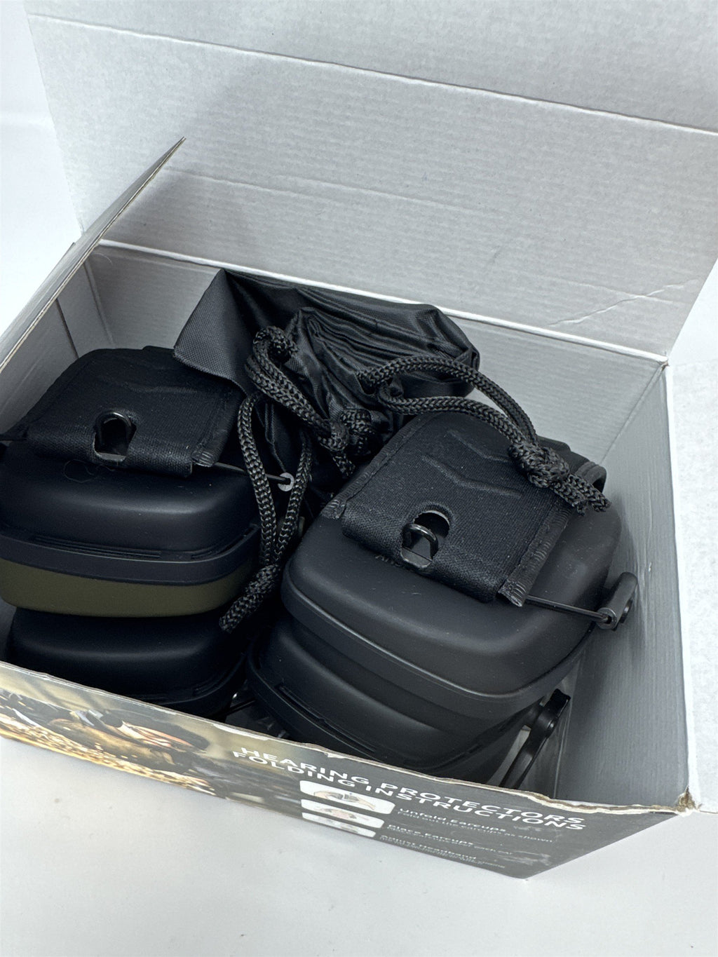 Prohear 2 Pack EM016 Safety Earmuffs NRR 26dB Hearing Protection Black Green