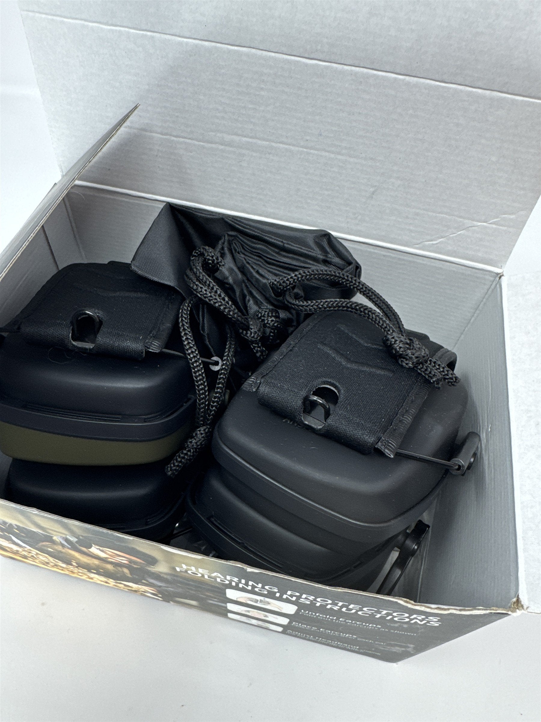 Prohear 2 Pack EM016 Safety Earmuffs NRR 26dB Hearing Protection Black Green
