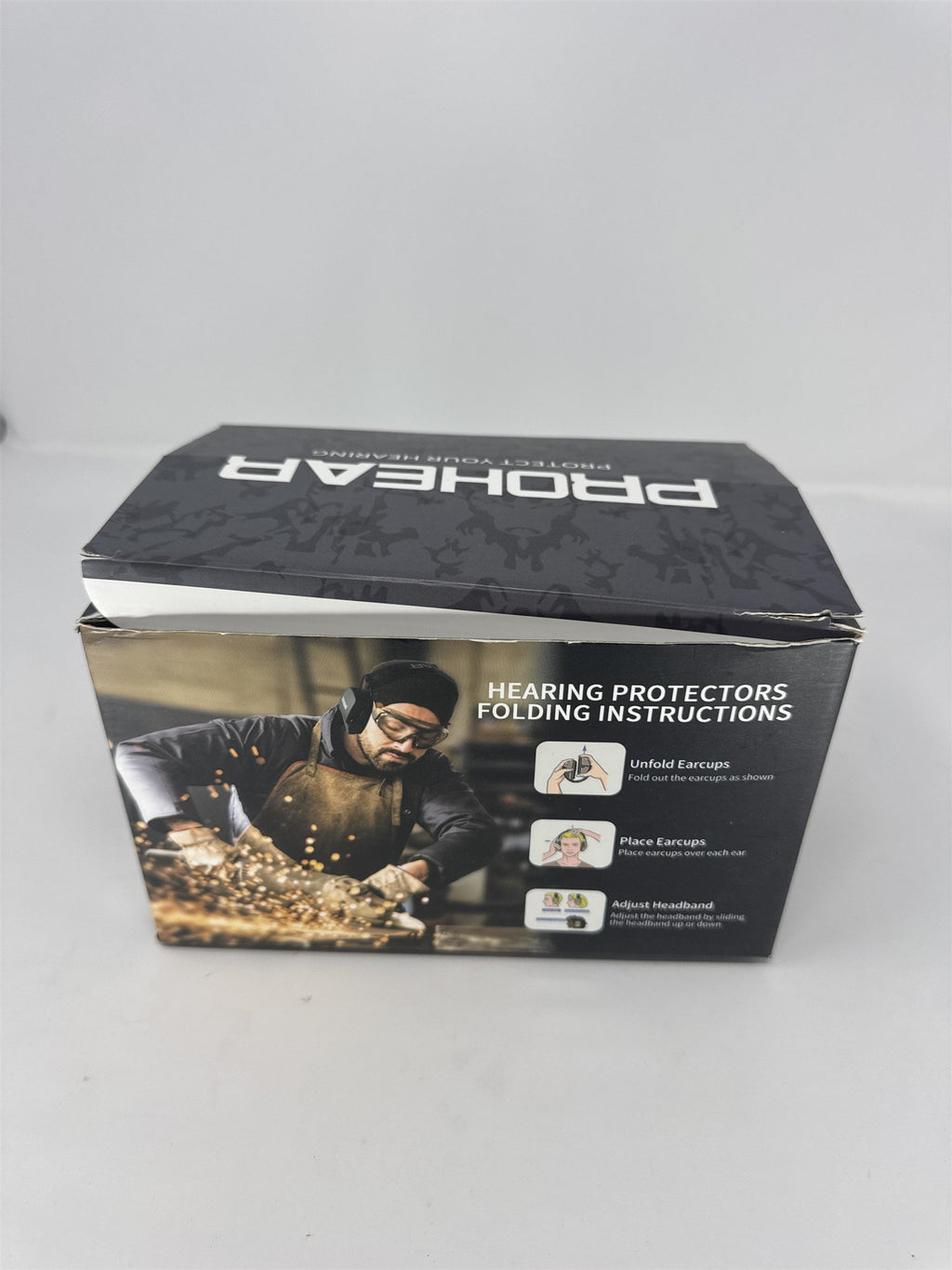 Prohear 2 Pack EM016 Safety Earmuffs NRR 26dB Hearing Protection Black Green