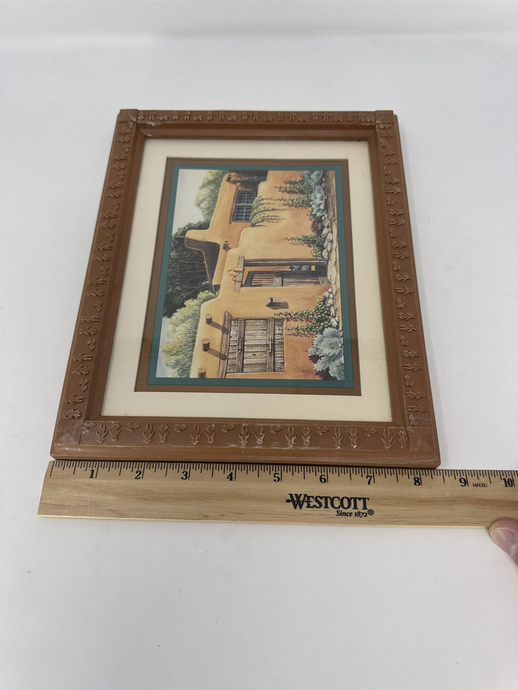 K. Brueggemann Southwest Adobe House Art Print Framed New Mexico Desert