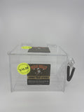 Wild Bills Beef Jerky Acrylic Display Bin with Tongs Clear Snack Candy Case