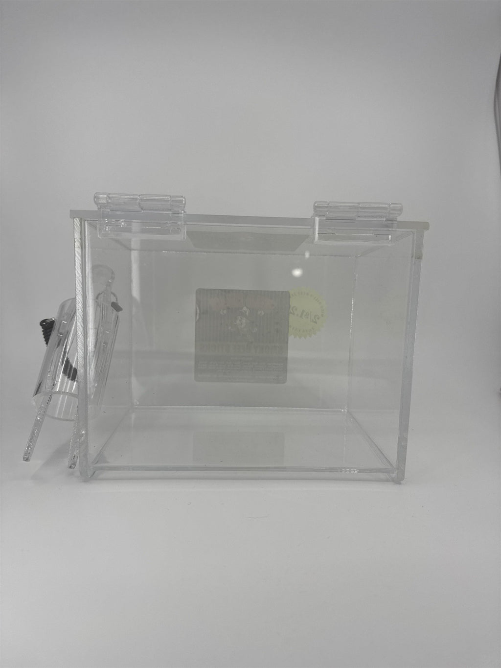 Wild Bills Beef Jerky Acrylic Display Bin with Tongs Clear Snack Candy Case