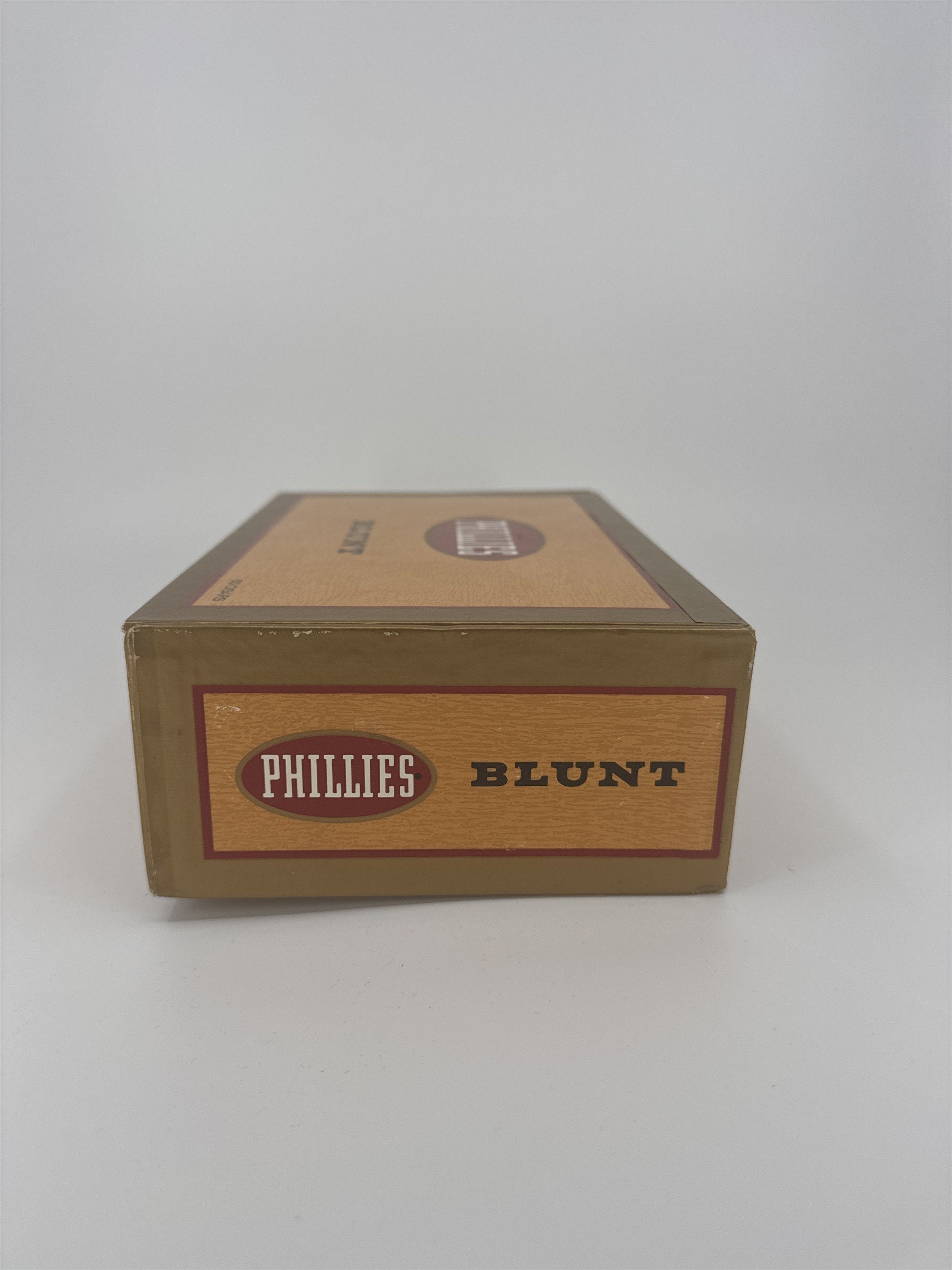 Phillies Blunt Empty Cigar Box Vintage Tobacco Advertising Storage Case 50ct