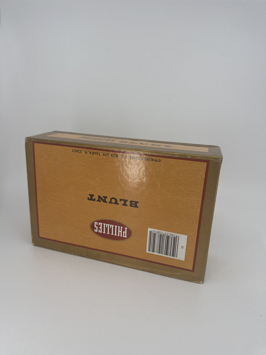 Phillies Blunt Empty Cigar Box Vintage Tobacco Advertising Storage Case 50ct