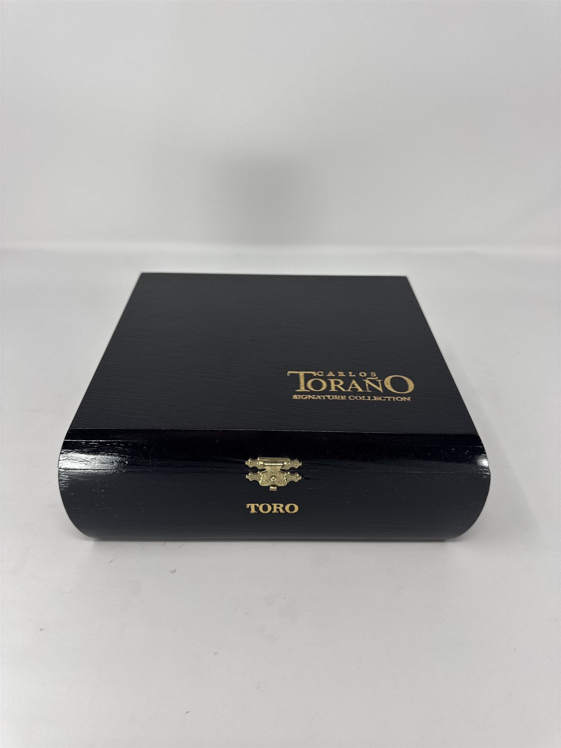 Carlos Torano Signature Collection Toro Cigar Box Empty Black Wood Craft