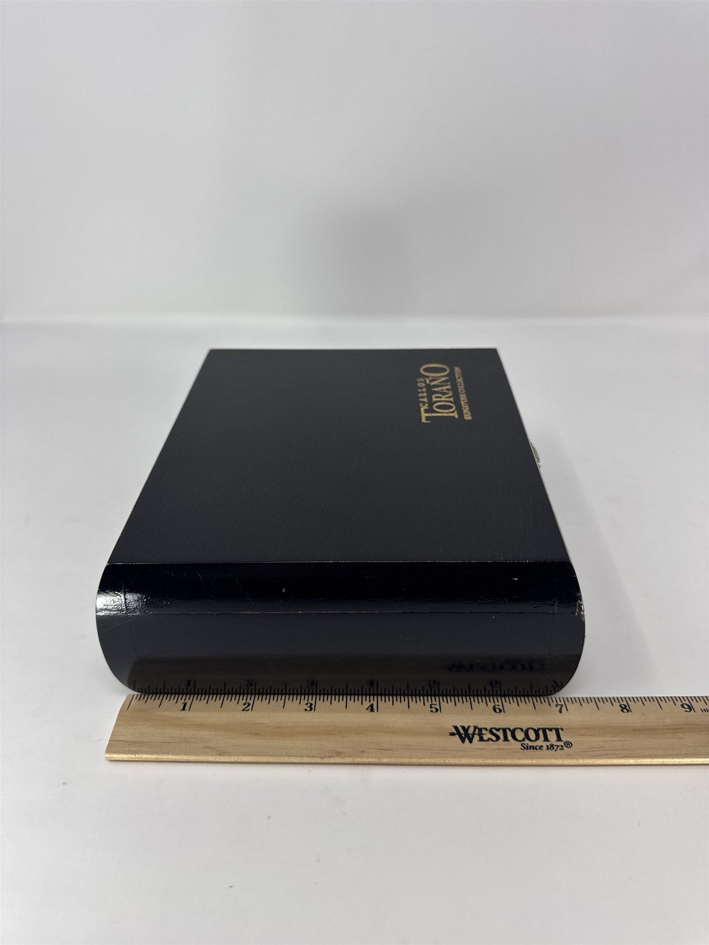 Carlos Torano Signature Collection Toro Cigar Box Empty Black Wood Craft