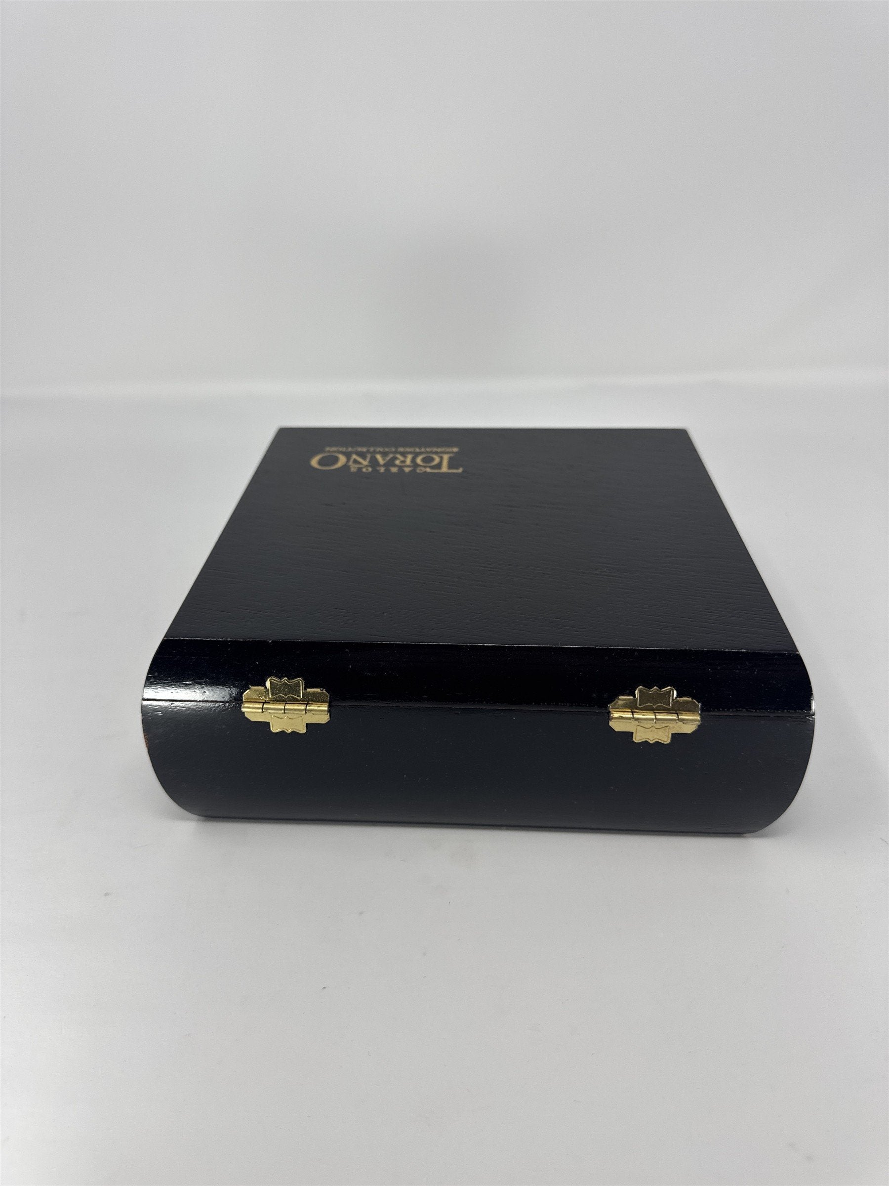 Carlos Torano Signature Collection Toro Cigar Box Empty Black Wood Craft