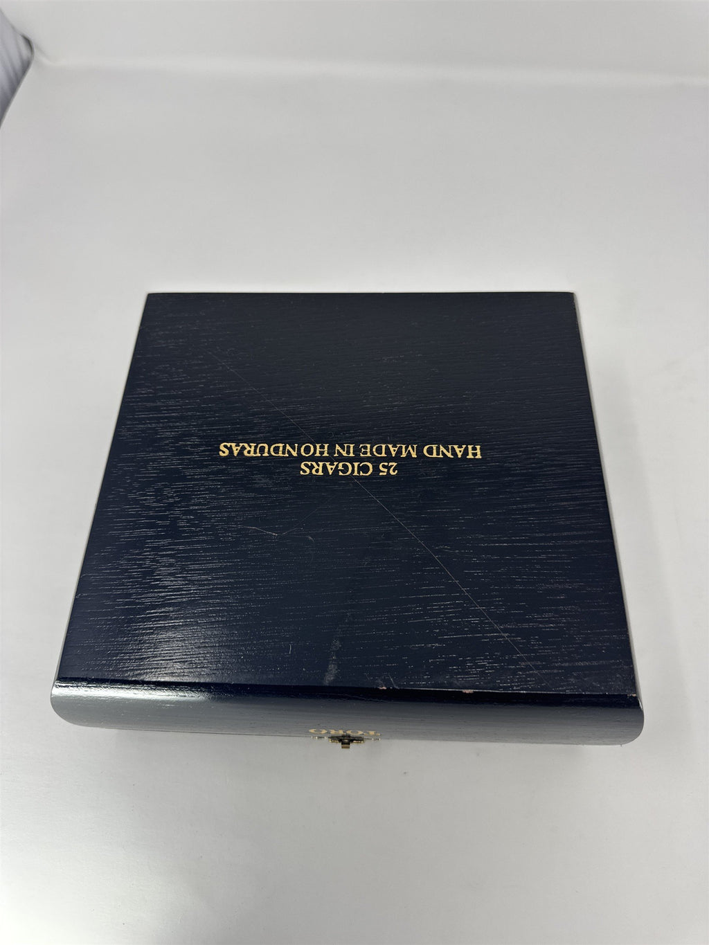 Carlos Torano Signature Collection Toro Cigar Box Empty Black Wood Craft