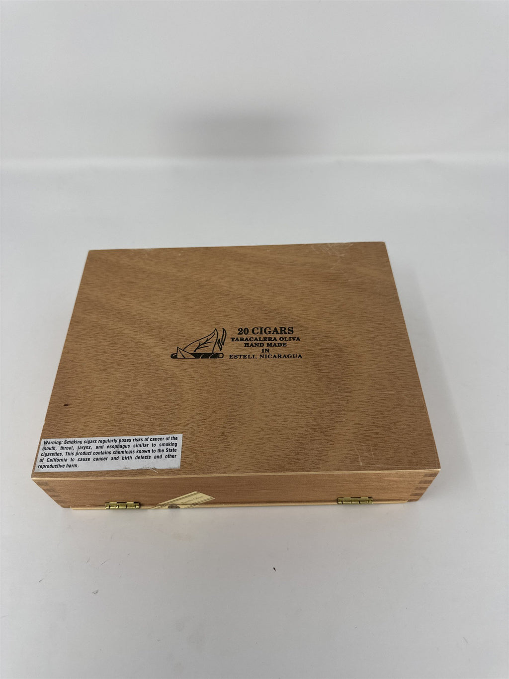 Oliva Connecticut Reserve Toro Cigar Box Empty Wood Nicaragua Storage Craft DIY