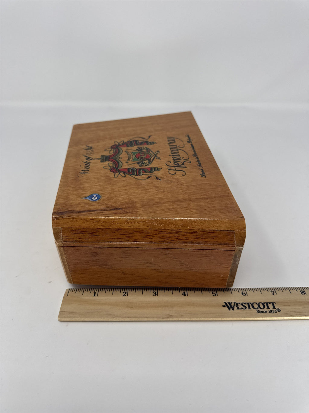 Arturo Fuente Hemingway Work of Art Cigar Box Empty Wood Humidor Storage Craft