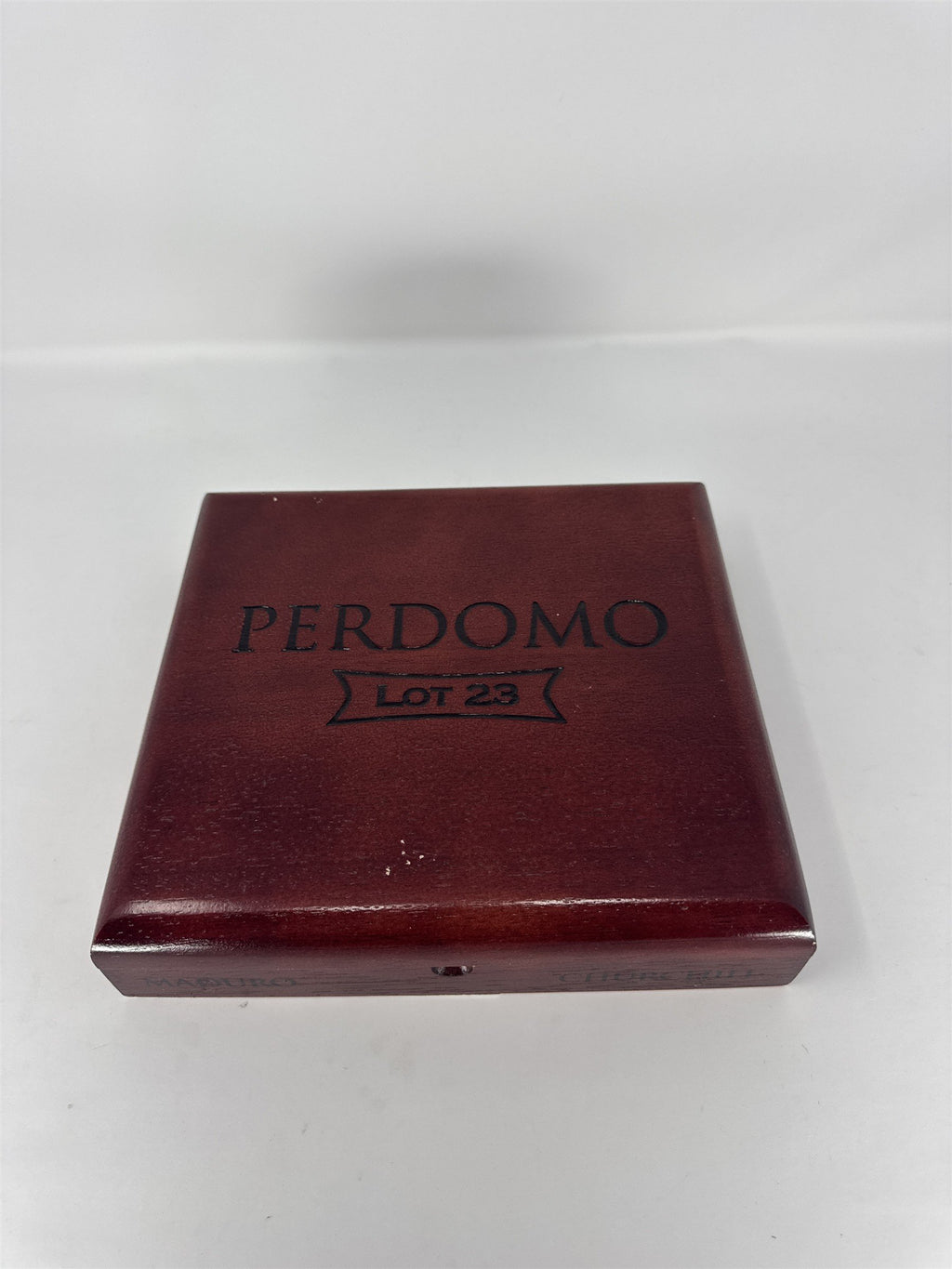 Perdomo Maduro Churchill Cigar Box Empty Wood Nicaragua Storage DIY Craft
