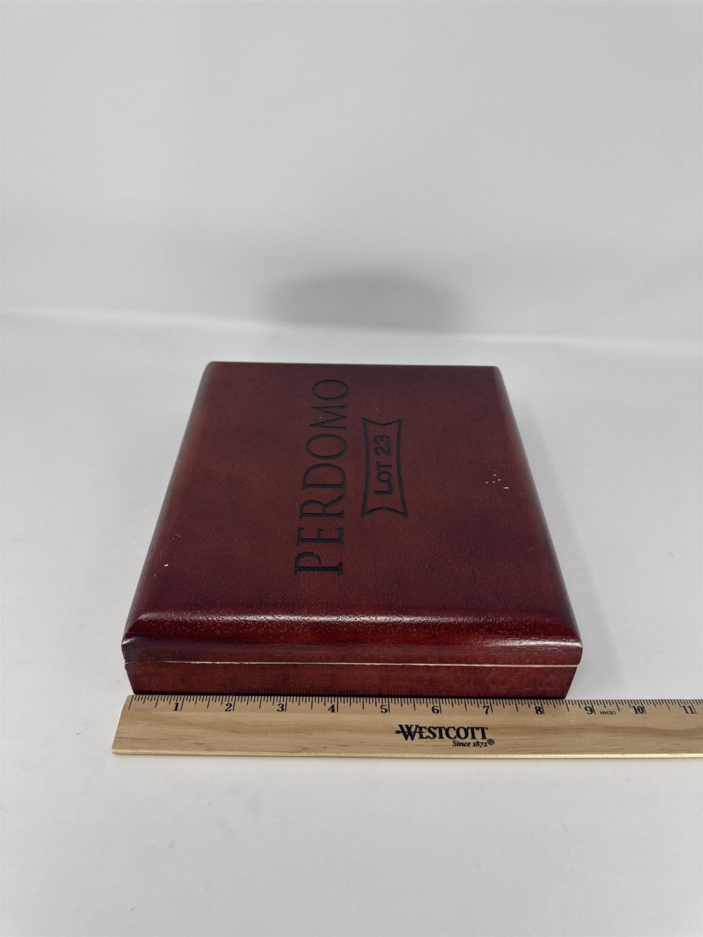 Perdomo Maduro Churchill Cigar Box Empty Wood Nicaragua Storage DIY Craft
