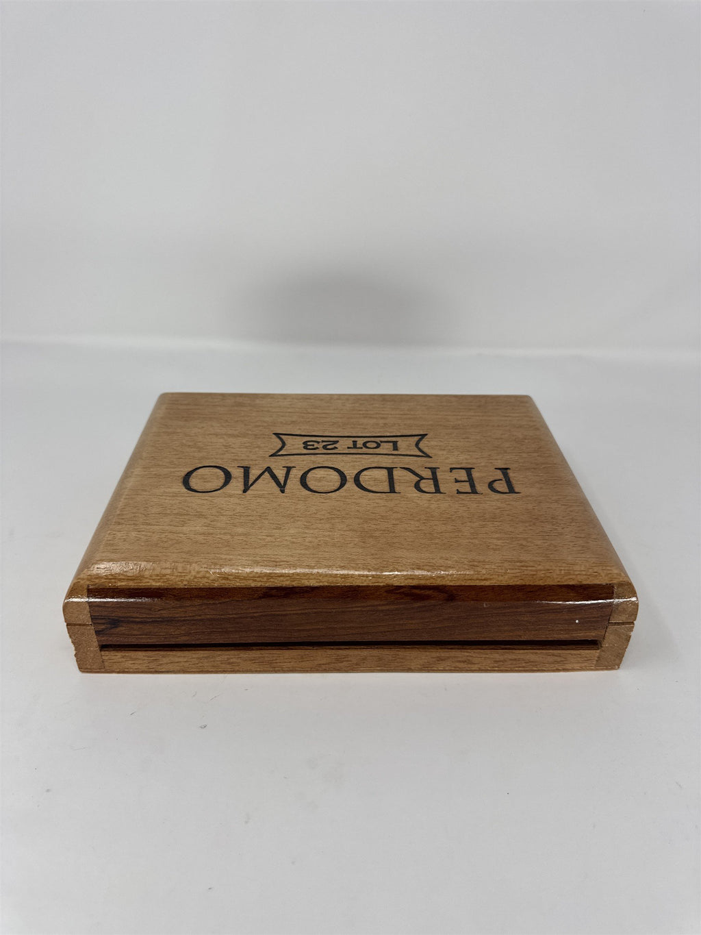 Perdomo #23 Belicoso Connecticut Cigar Box Empty Wood Nicaragua Storage Craft