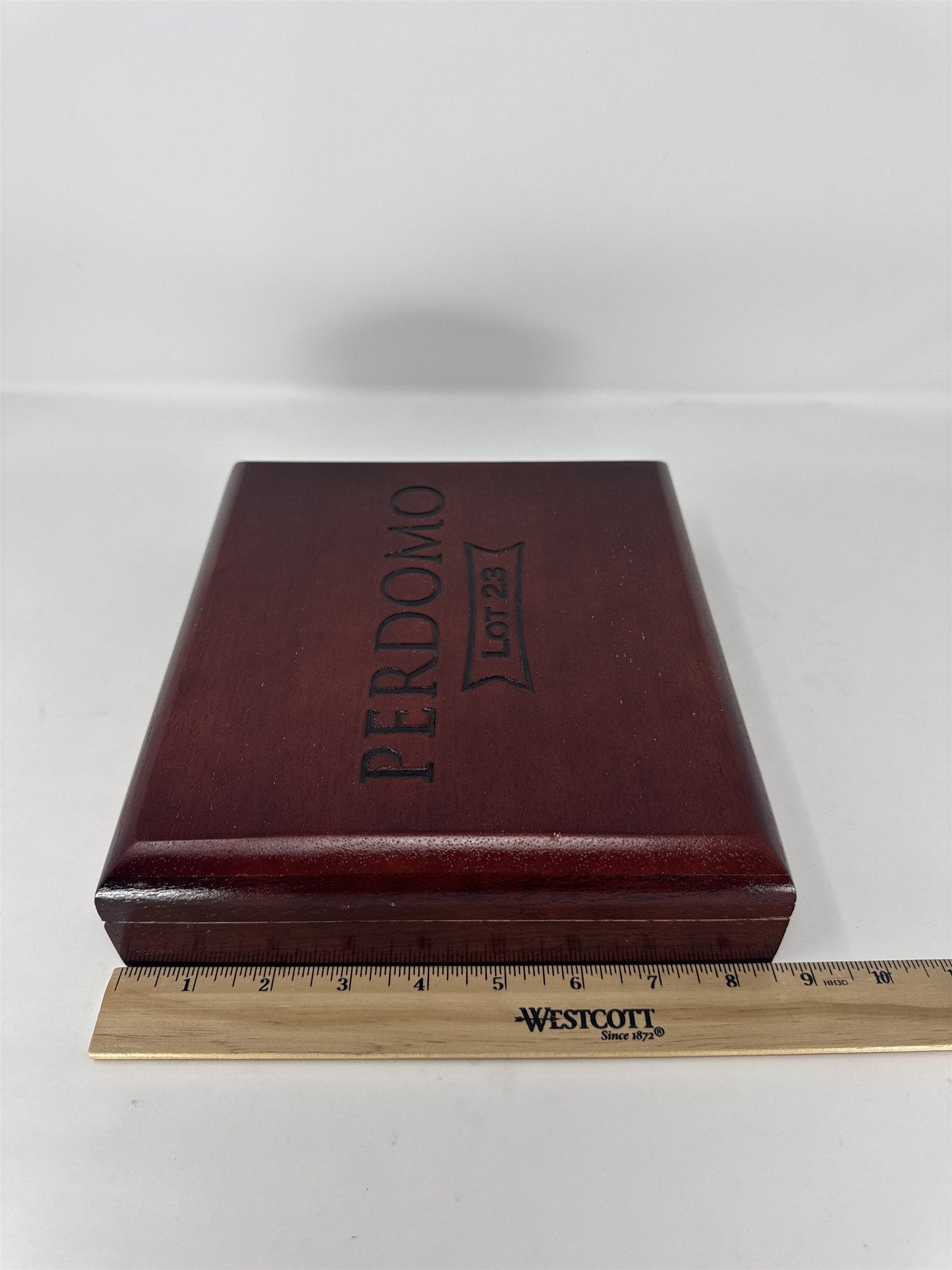 Perdomo Maduro Churchill Cigar Box Empty Wood Nicaragua DIY Storage Craft Box