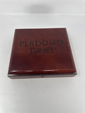 Perdomo Lot 23 Churchill Empty Wood Cigar Box Cherry Finish Storage Case Craft