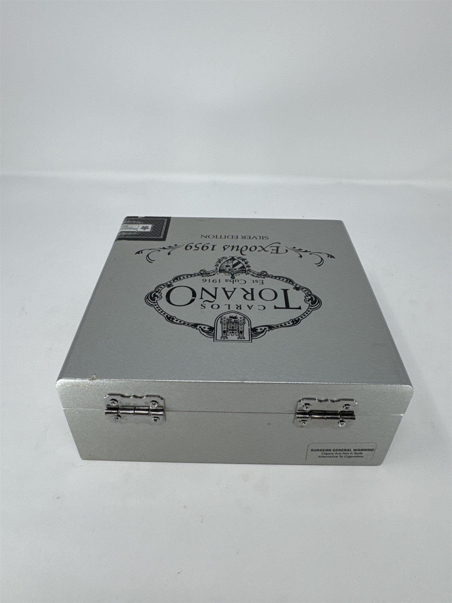 Carlos Torano Exodus 1959 Silver Edition Empty Cigar Box Wood Rated 92 Craft