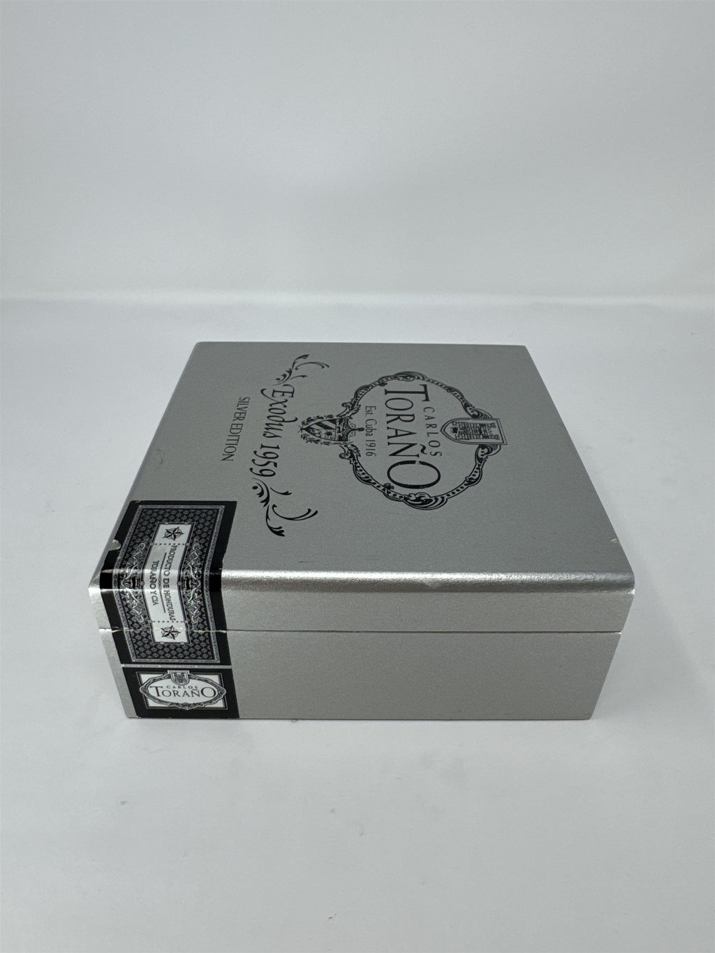 Carlos Torano Exodus 1959 Silver Edition Empty Cigar Box Wood Rated 92 Craft