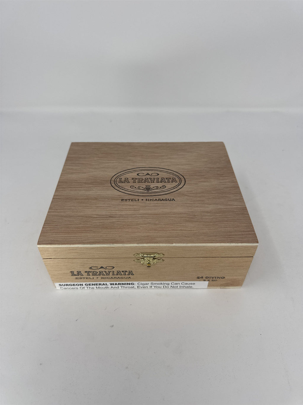 CAO La Traviata Divino Empty Wood Cigar Box 93 Rated Storage Case Decor Craft