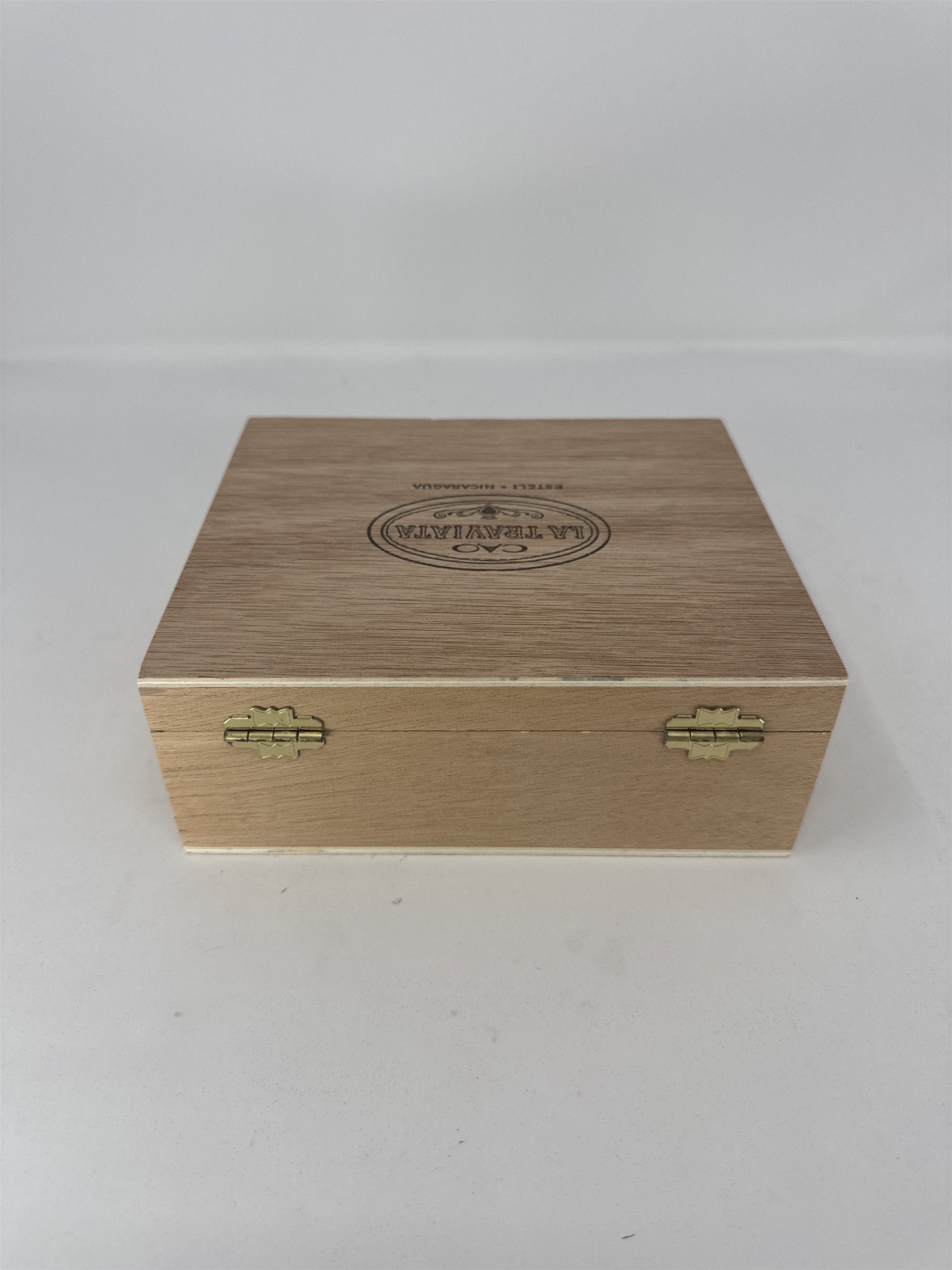 CAO La Traviata Divino Empty Wood Cigar Box 93 Rated Storage Case Decor Craft
