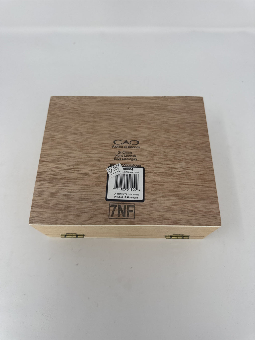 CAO La Traviata Divino Empty Wood Cigar Box 93 Rated Storage Case Decor Craft