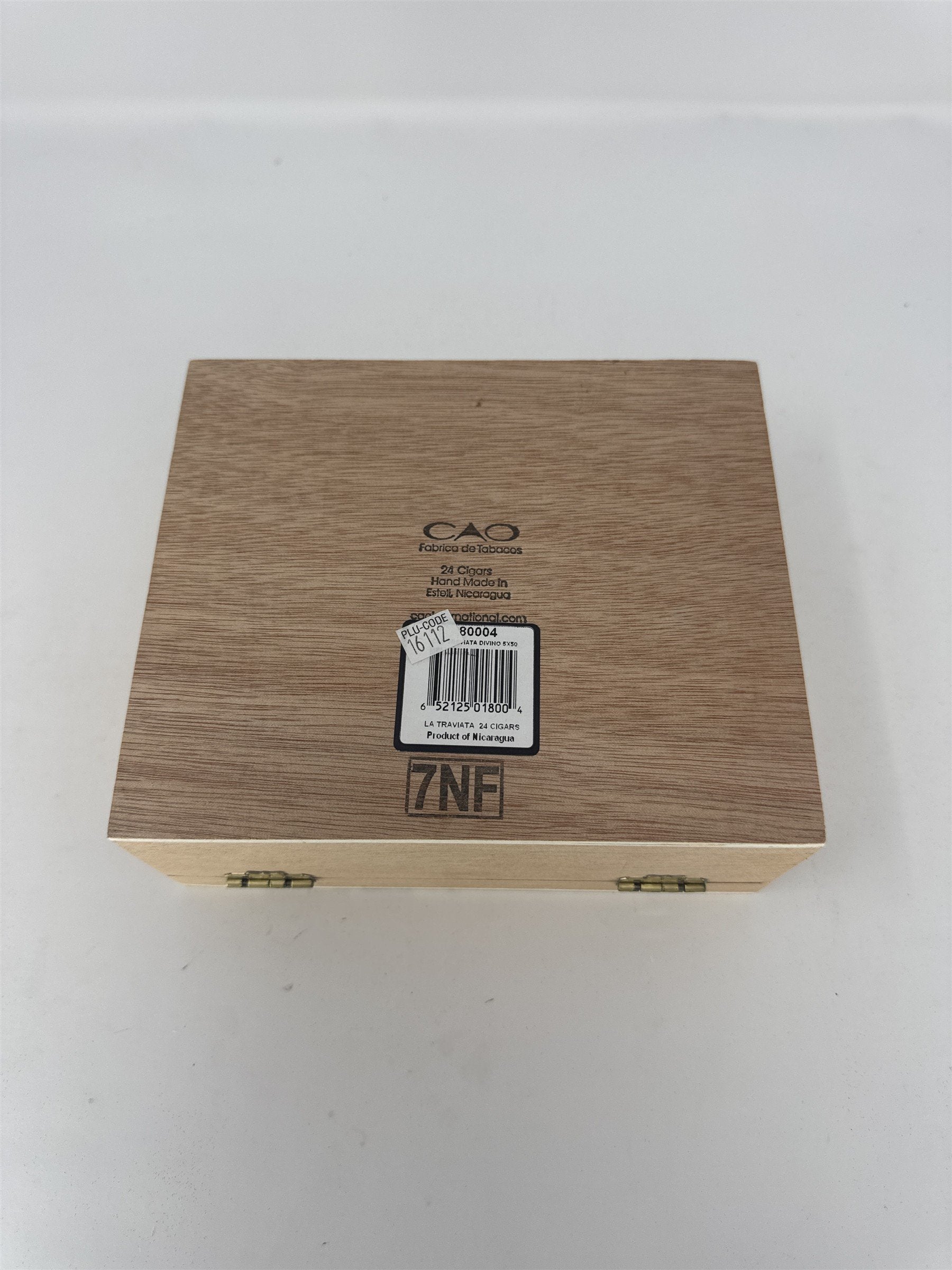 CAO La Traviata Divino Empty Wood Cigar Box 93 Rated Storage Case Decor Craft