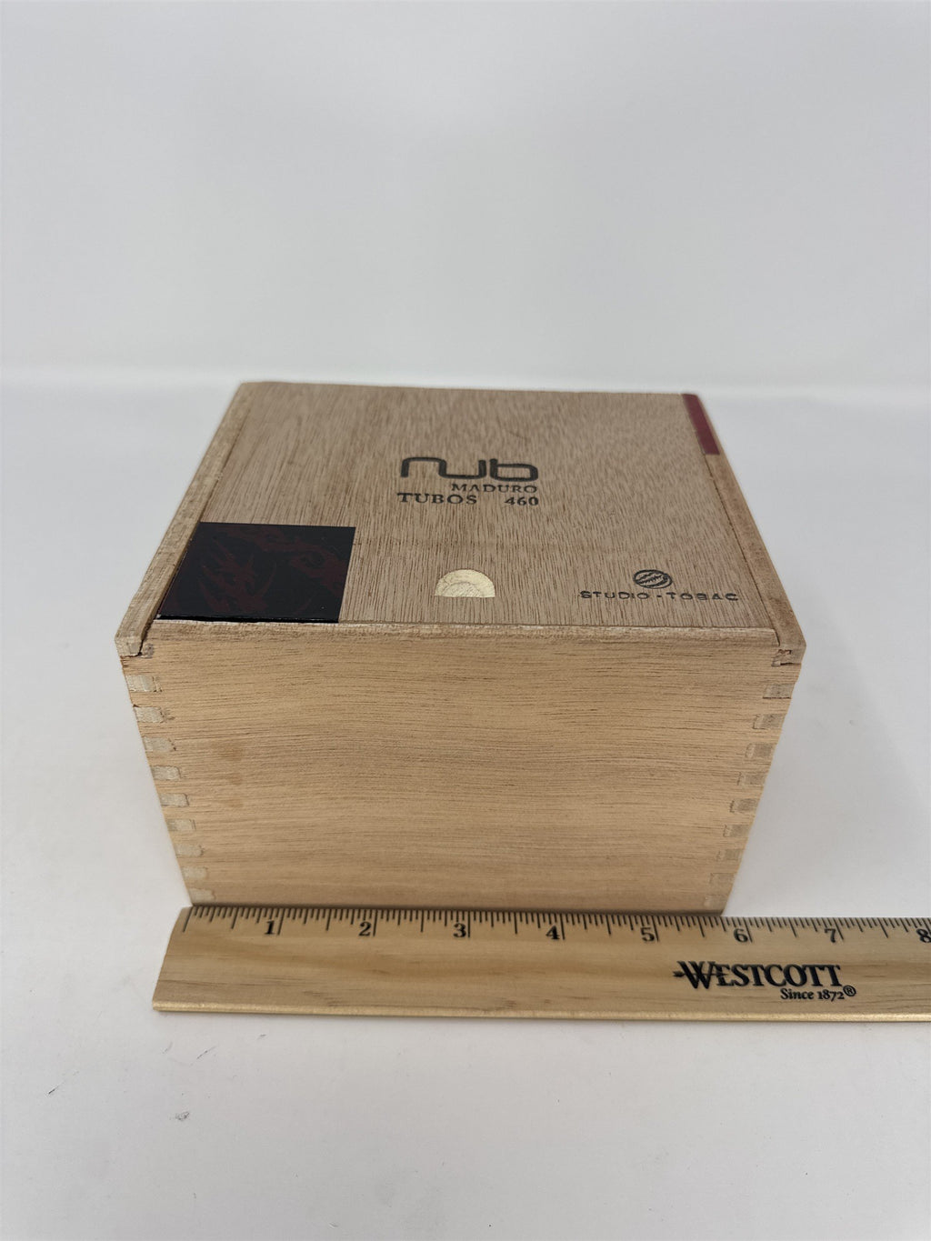 Nub Maduro Tubos 460 Empty Wood Cigar Box Oliva Nicaragua Storage Craft Decor