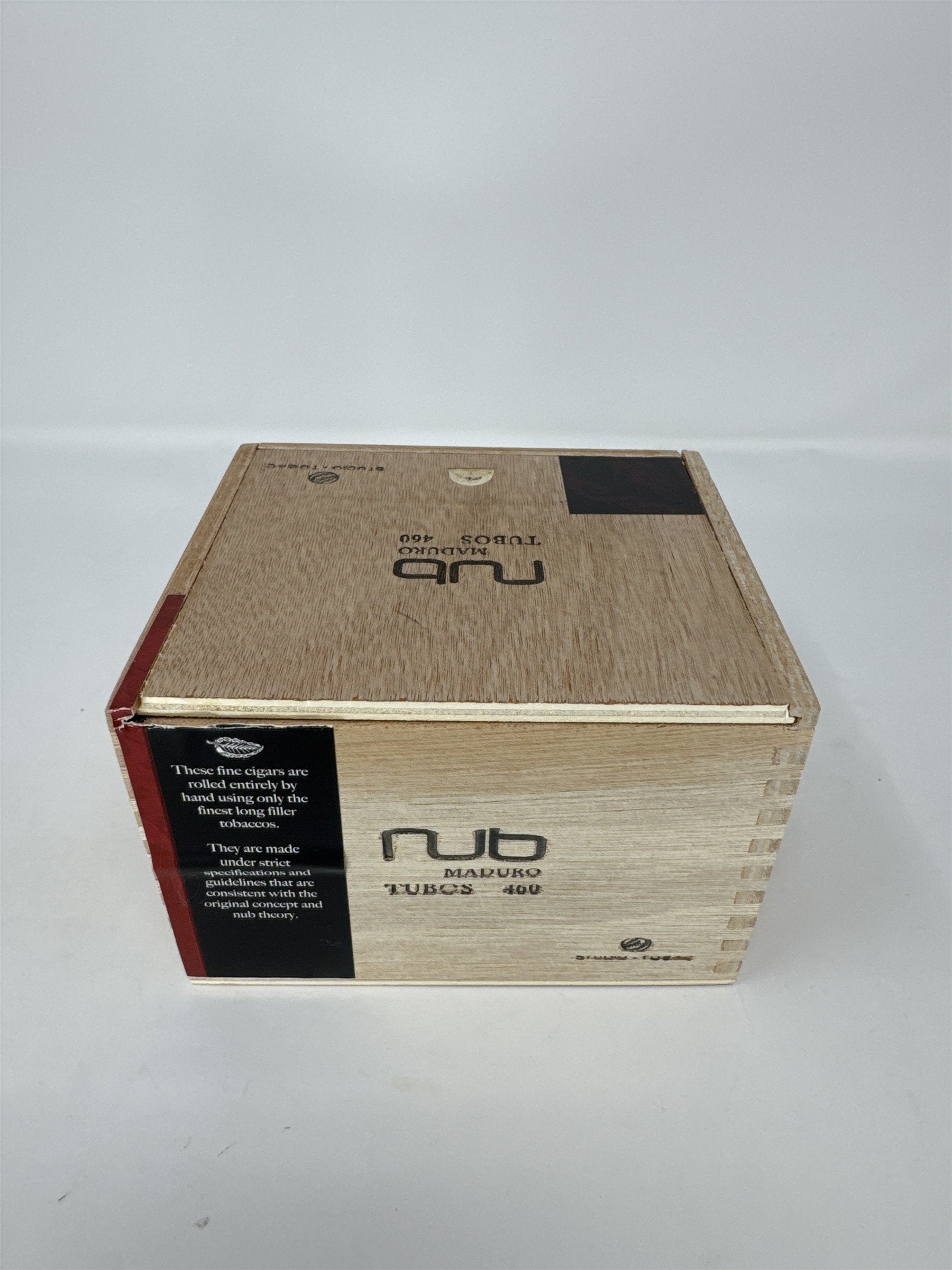 Nub Maduro Tubos 460 Empty Wood Cigar Box Oliva Nicaragua Storage Craft Decor