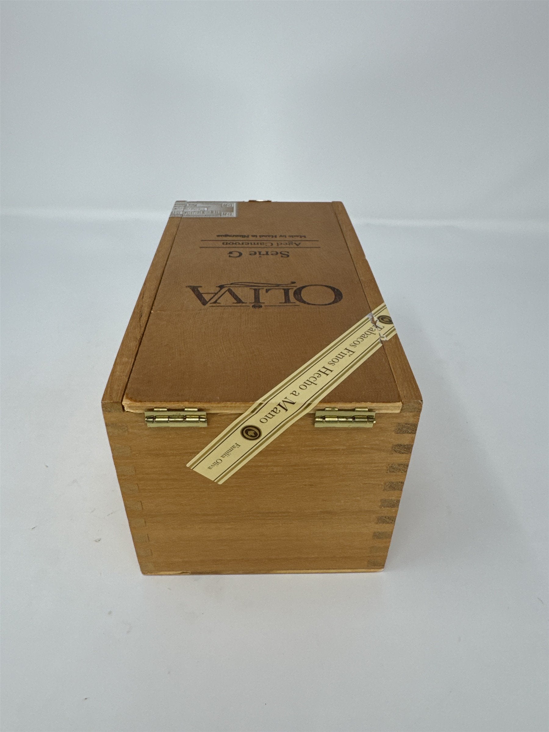 Oliva Serie G Aged Cameroon Churchill Empty Wood Cigar Box Storage Decor Craft