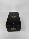 Gurkha Evil Churchill Empty Wooden Cigar Box Black Gold Stash Box Storage Craft