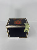 Punch Rothschilds Maduro Empty Cigar Box Black Gold Storage Case Decor Craft
