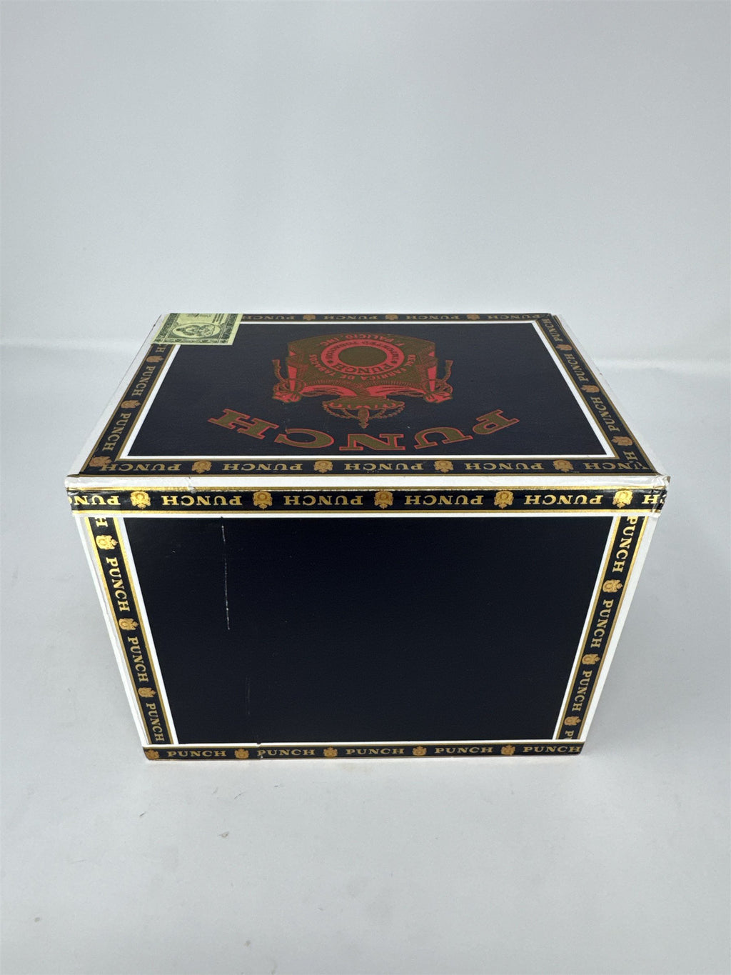 Punch Rothschilds Maduro Empty Cigar Box Black Gold Storage Case Decor Craft