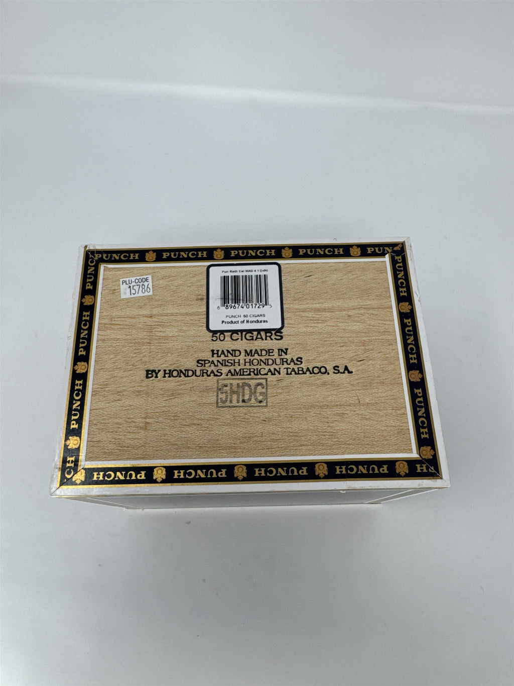 Punch Rothschilds Maduro Empty Cigar Box Black Gold Storage Case Decor Craft