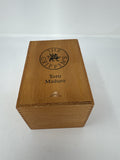 The Griffins Toro Maduro Empty Wood Cigar Box Slide Top Storage Craft Decor
