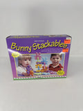 Vintage Easter Unlimited Bunny Stackables Childrens Toy 18 Interlocking Pieces