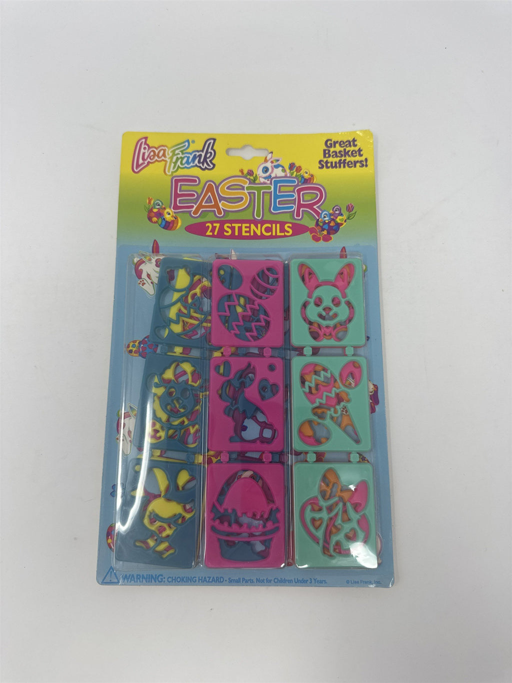 Vintage Lisa Frank Easter 27 Stencils P383 1990s New Sealed Basket Stuffers 90s