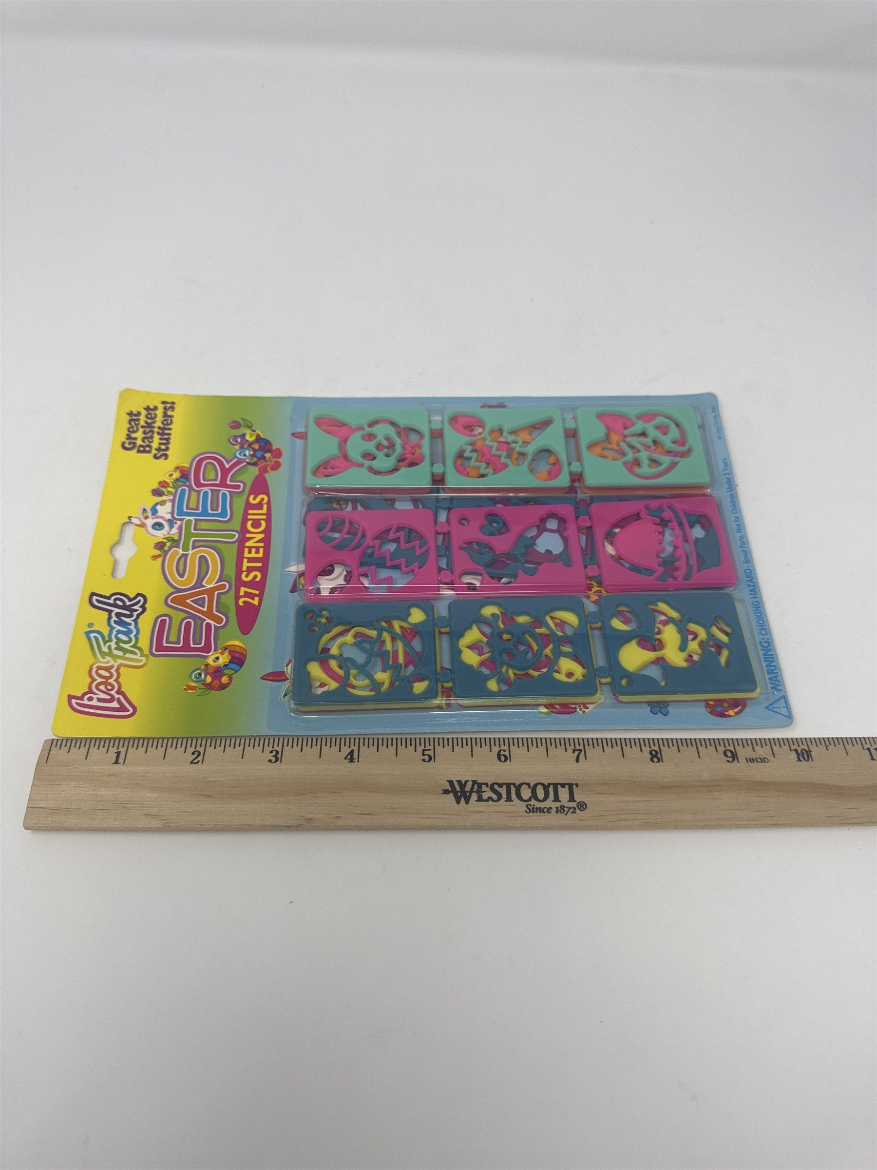 Vintage Lisa Frank Easter 27 Stencils P383 1990s New Sealed Basket Stuffers 90s