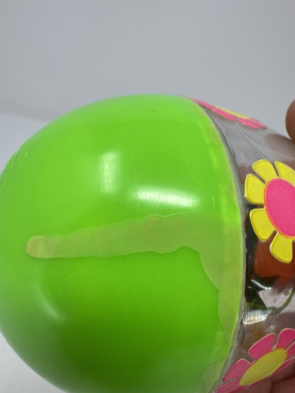 Vintage Easter Unlimited Duck in Egg Diorama Hong Kong Plastic Retro Toy Duck