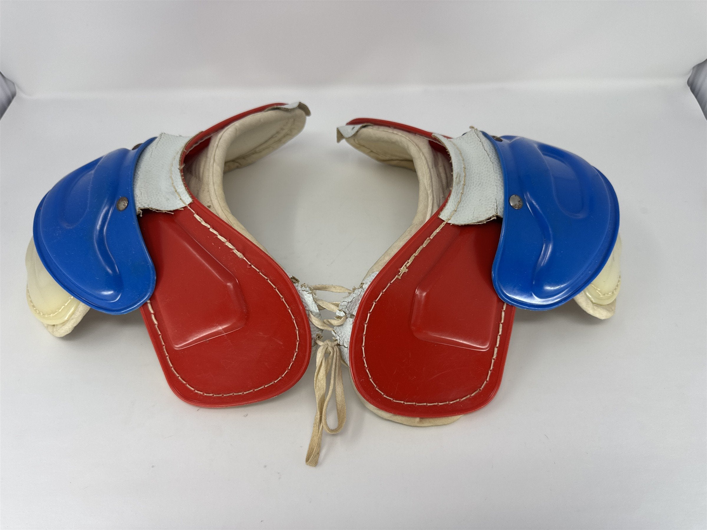 Vintage 1960s Youth Toy Football Shoulder Pads Child Costume Play Set Retro