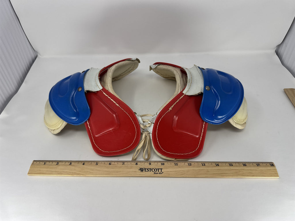 Vintage 1960s Youth Toy Football Shoulder Pads Child Costume Play Set Retro