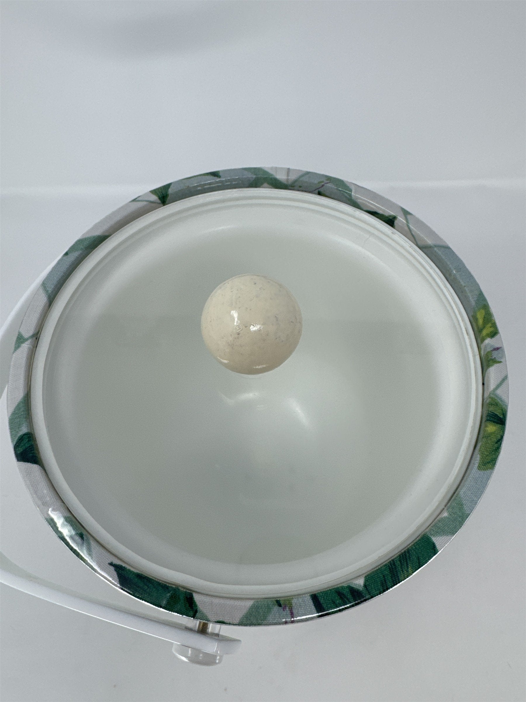 Vintage Kraftware Insulated Ice Bucket Floral Pattern Mid Century Barware