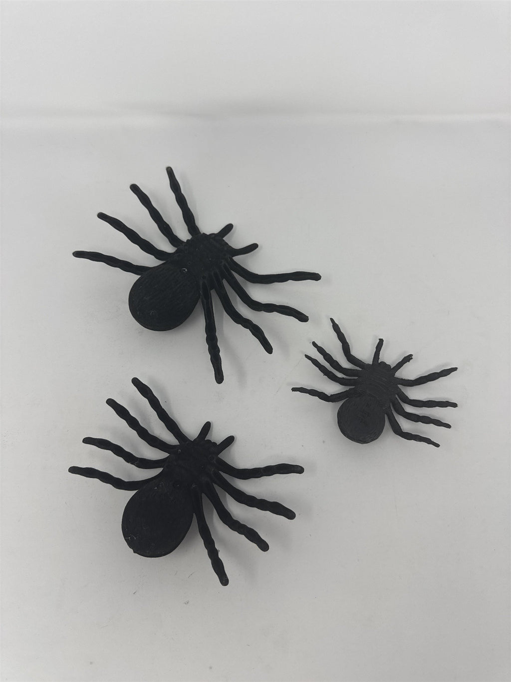 Lot 3 Vintage Halloween Spider Props Realistic Faux Arachnid Haunted House