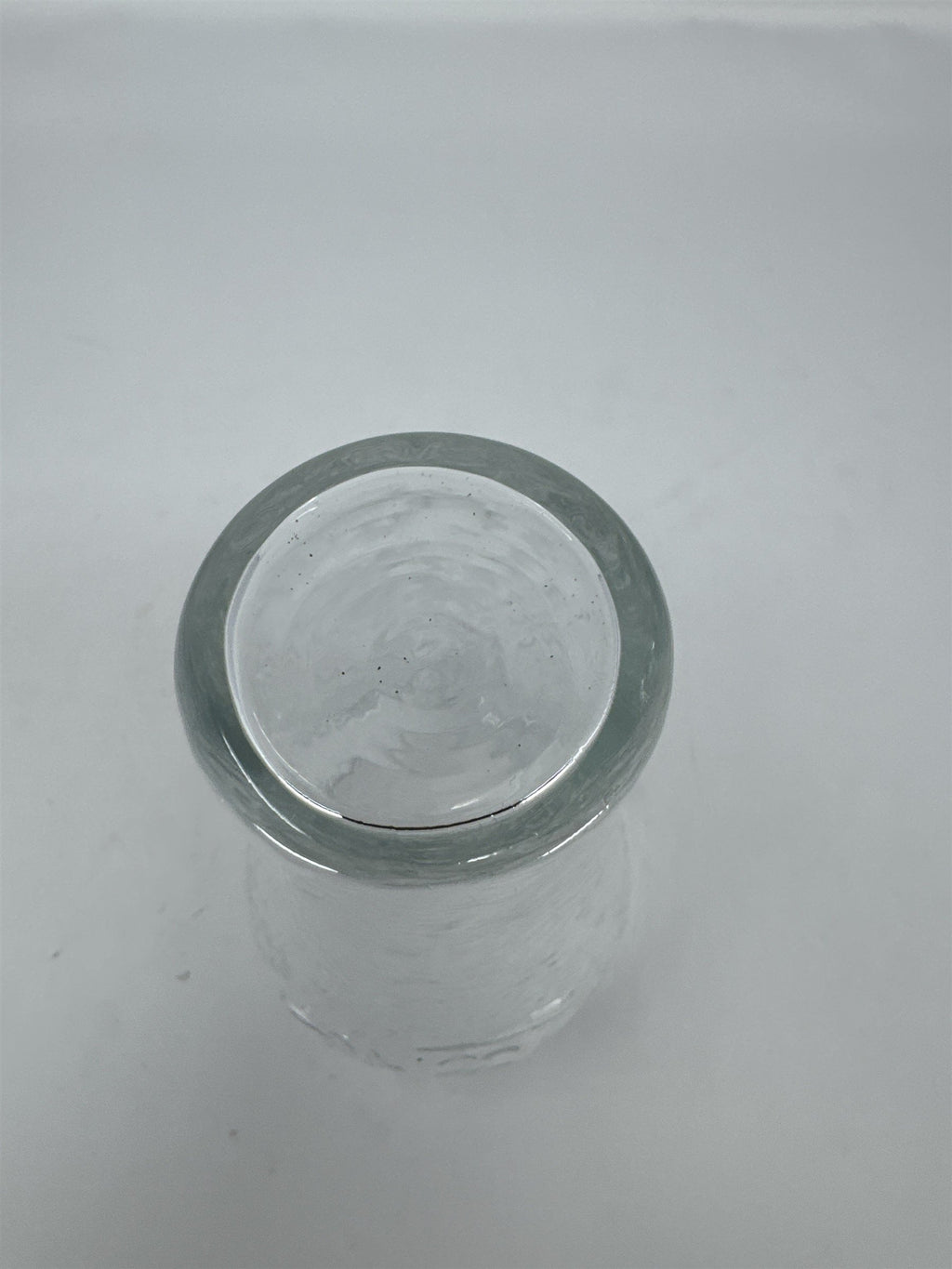 Vintage Coca Cola Coke Glass Hammered Pebbled Textured Clear Soda Fountain 6"