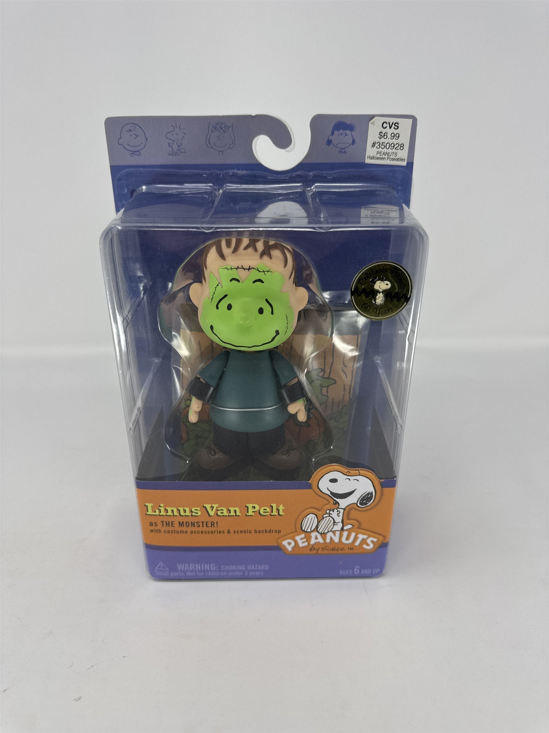 Linus Van Pelt Peanuts Halloween Figure Forever Fun 60th Anniversary Monster