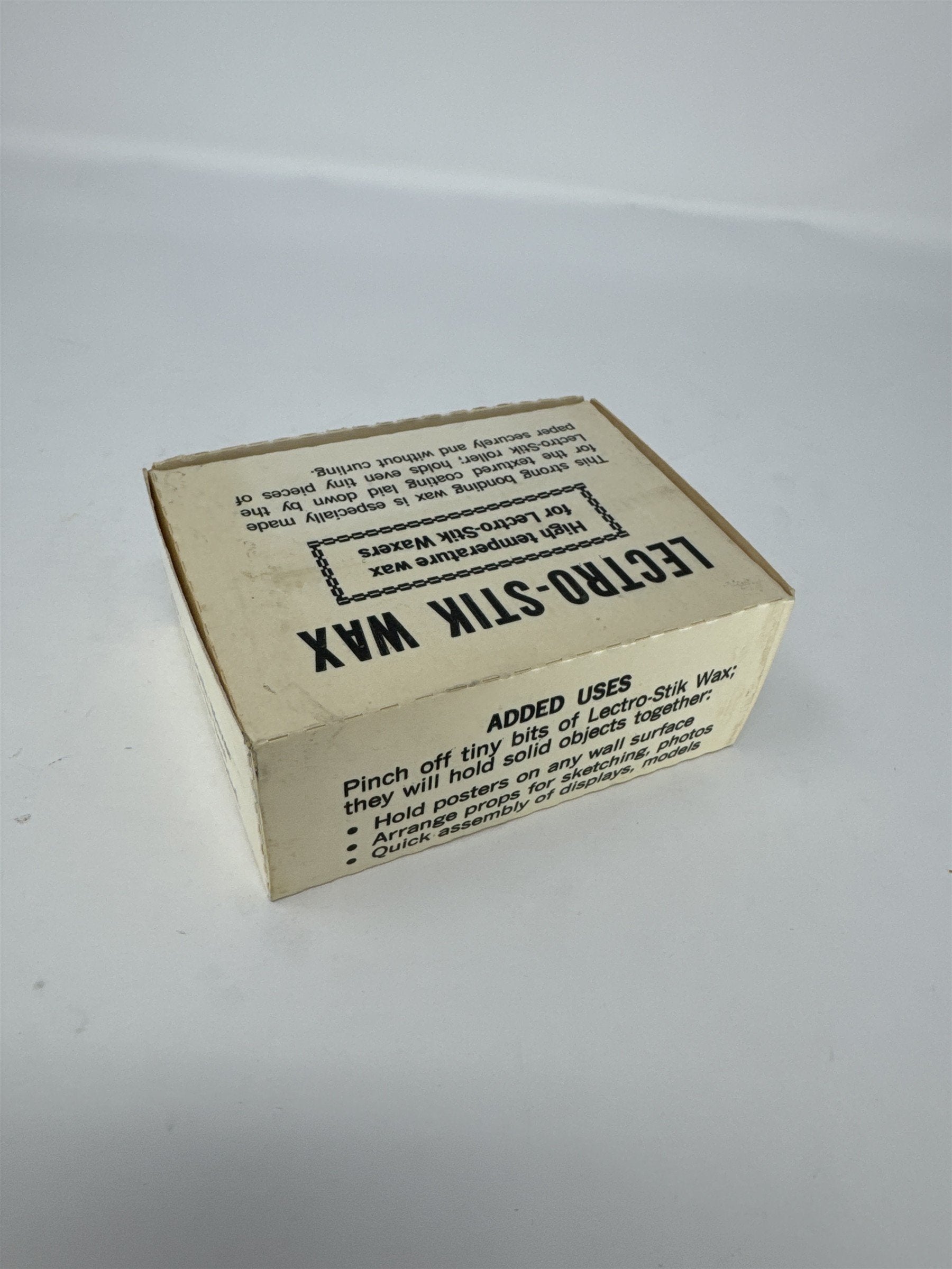 Lectro-Stik Wax Vintage High Temperature Bonding Wax for Lectro-Stik Waxers NOS