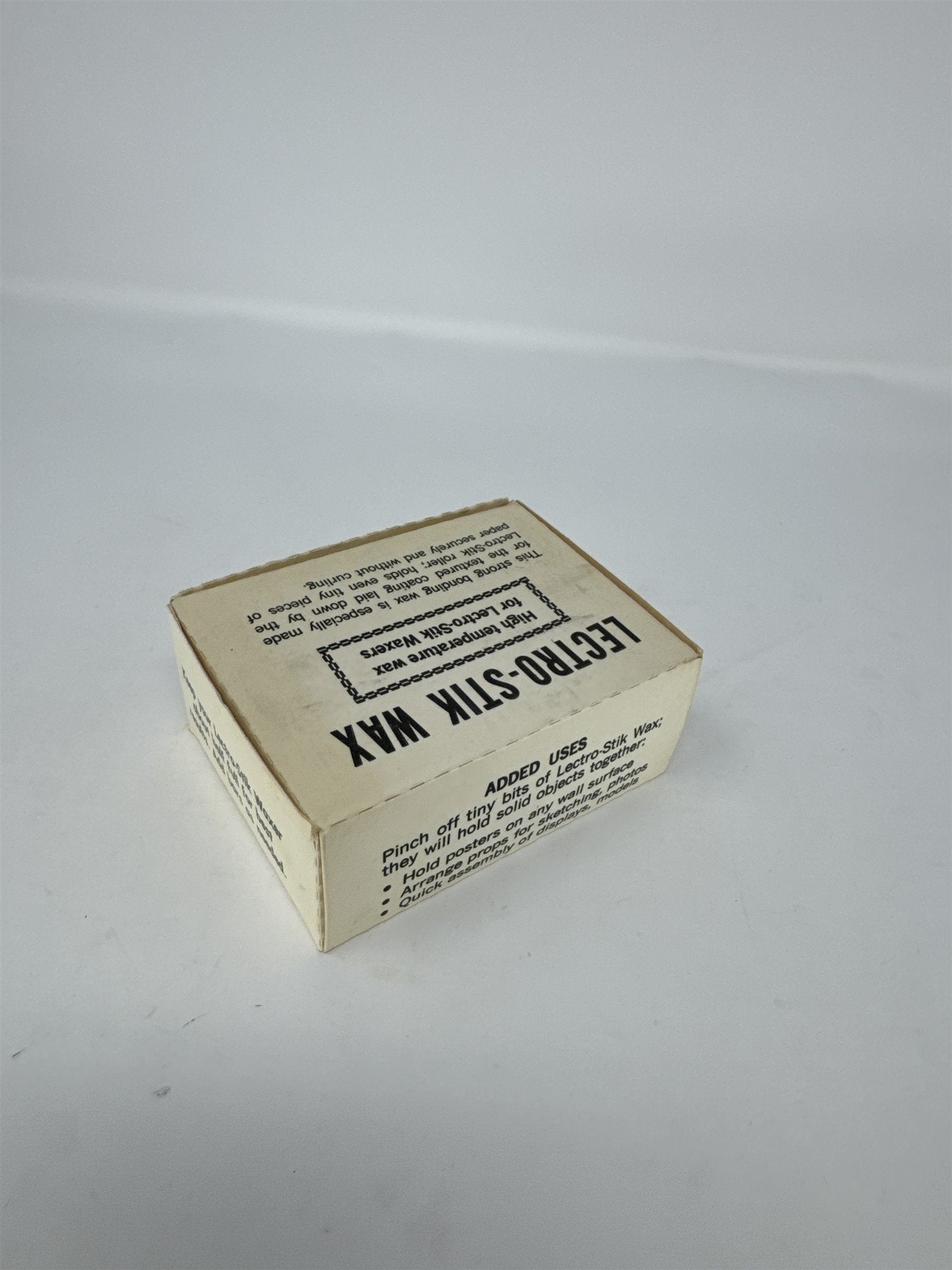 Lectro-Stik Wax Vintage High Temperature Bonding Wax for Lectro-Stik Waxers NOS