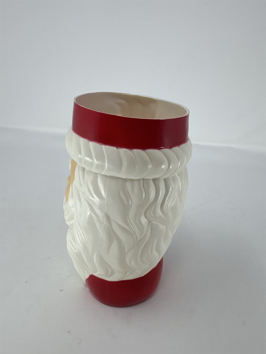 Greenbrier Santa Claus Plastic Cup 24oz Large 3D Molded Mug Holiday Party Decor