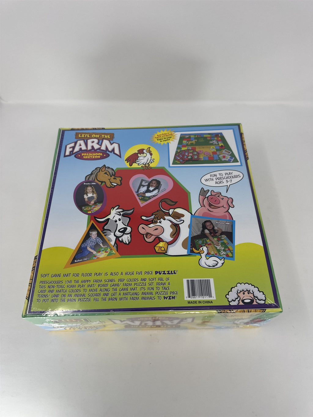 Life on the Farm Preschool Edition Puzzle Board Game 2011 No Reading Required
